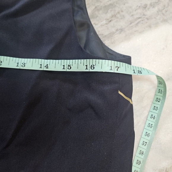 Coldwater Creek 100% Silk Black Floral Sleeveless Dress Size 6 Midi Lined - Picture 8 of 9